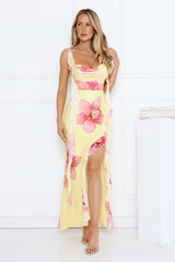 Honey Wink Maxi Dress Yellow