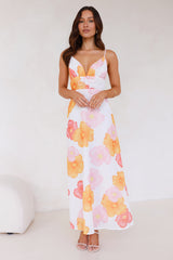 Soaking Up Maxi Dress White