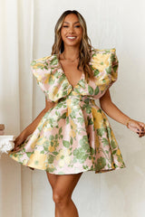It's Giving Class Mini Dress Multi