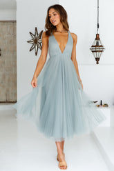 Kiss The Girl Midi Dress Sage