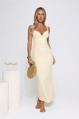 Imperial Glow Maxi Dress Yellow