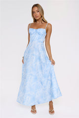 She Wore It Best Maxi Dress Blue
