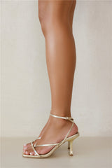 The Trixie Heels Gold PU