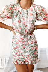 Picnic Event Dress Beige